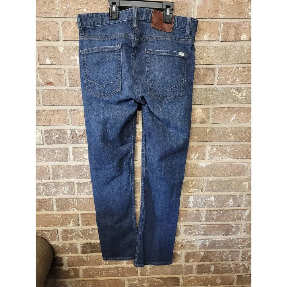 Vans Slim Straight Medium Dark Wash Jeans, Mens 30x30